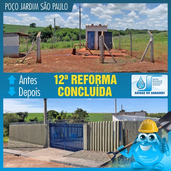 12ª Reforma Concluída: Poço Jardim São Paulo