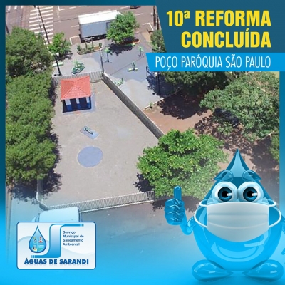 10ª Reforma Concluída: Poço Paróquia São Paulo